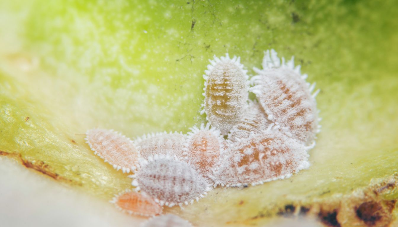 Mealybugs on houseplant