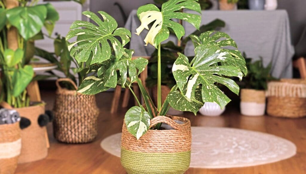 Monstera plant in pot