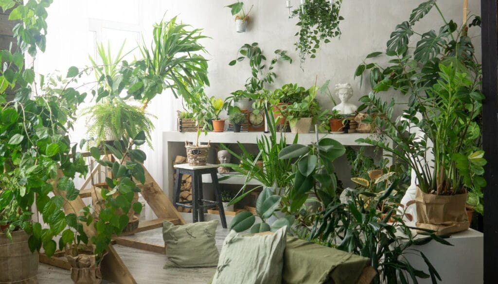 Houseplants jungle