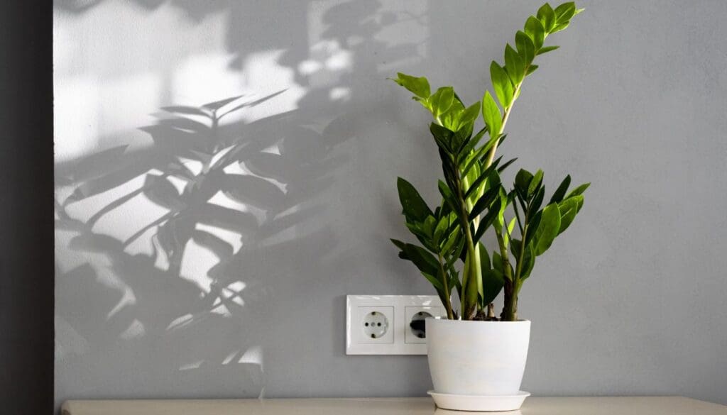 ZZ plant Zamioculcas zamiifolia Light needs
