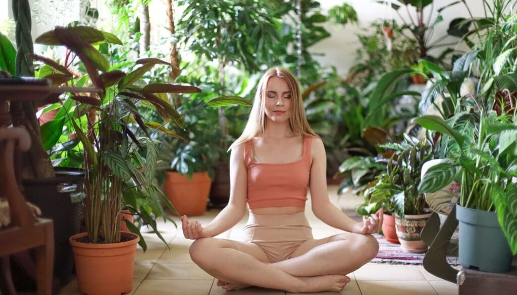 Yoga room plants 5