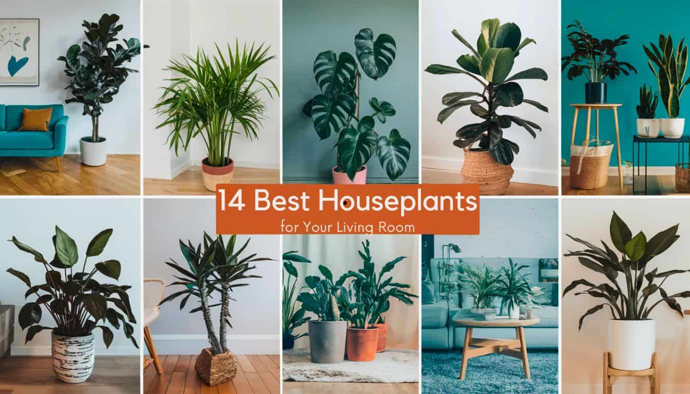14 Best Houseplants For Your Living Room » Simplify Plants