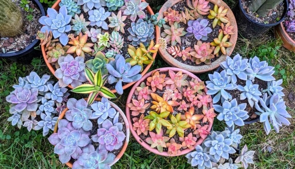 Succulent collection