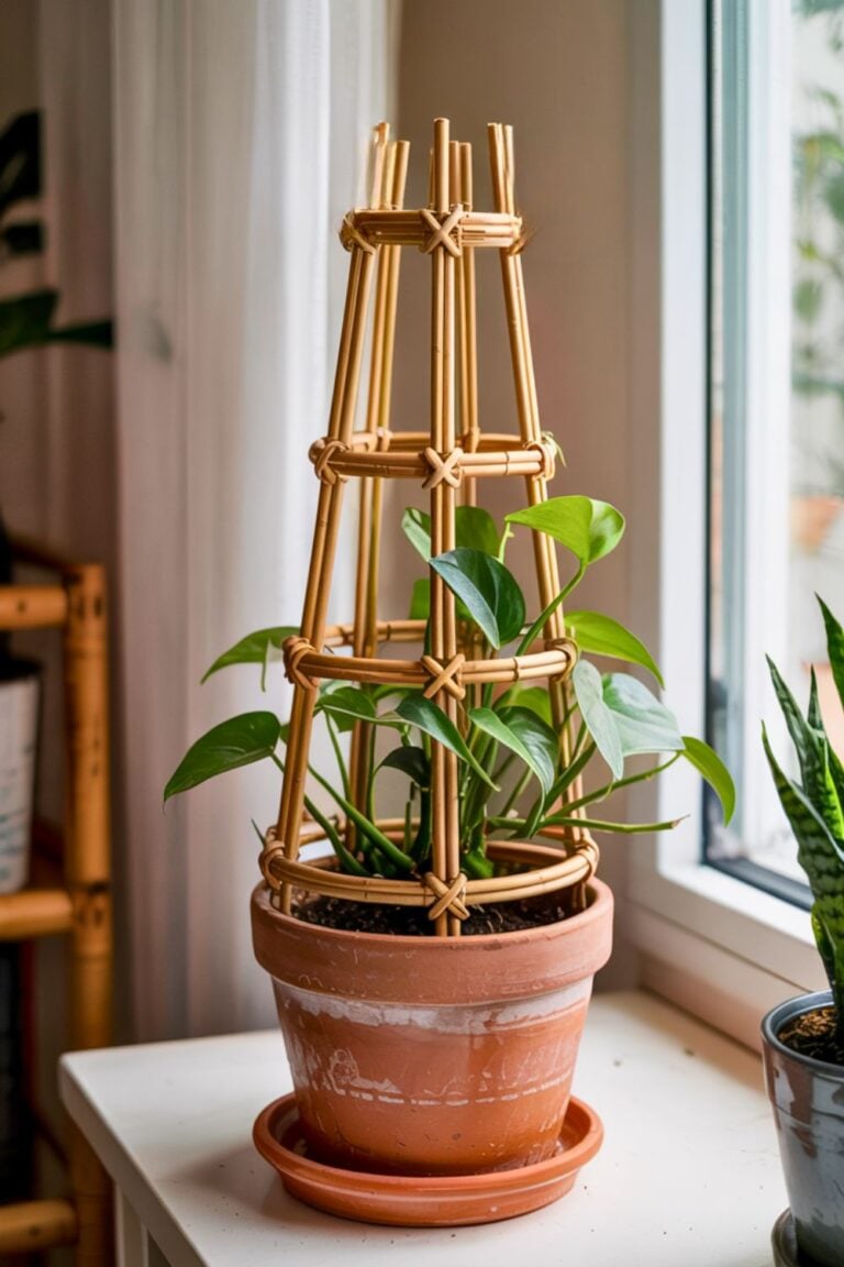 5 Easy DIY Trellises for Climbing Houseplants